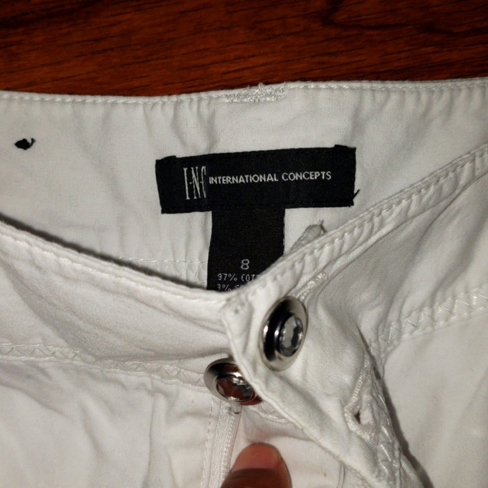 Roll Tab Shorts w/Bling! - Picture 2 of 8